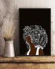 Black Pride Powerful Black Girl Vertical Poster LN Black Proud And Educated Melanin Power
