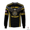 Gift For Veteran Lover Gift For Army Army Veteran Eagle Multi Types Pullover Zipup Fleece Hoodie Long Sleeve Shirt Unisex Size LN