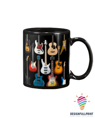Guitar Mug LH Gifts For Guitar Players