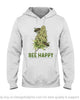 Bee Happy Potleaf Hoodie Pullover Zip Up Hoodie and Sweater Tshirt US Unisex Size HG