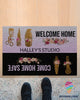 Welcome Home Personalized Studio Name Welcome Doormat NHD