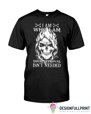 Skull Gift Skull I Am Who I Am Black TShirt CH