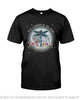 Gift For Dragonfly Lover Gift For Hippie Hippie Moon Dragonfly Flowers TShirt CH