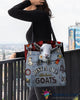 Just A Girl Who Love Goat Tote Bag HG Gift For Farmer