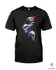 Skull Gift Colorful Skull Head Smoke Black TShirt CH