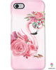Pink Flamingo Floral Lady Phone Case NH