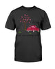 Tree And Car Fall Breast Cancer Awareness Month October Shirt