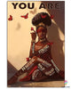 Black Pride Gift For Butterfly Lover Butterflies Black Girl You Are Canvas Art and Poster LN Black And Proud 365 Smart Black Afro Proud