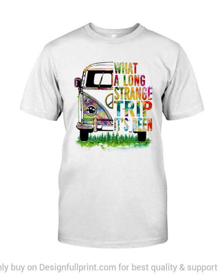 Gift For Hippie Hippie Car What A Long Strange Trip TShirt CH
