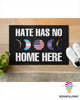Hate Has No Home Here Moon Phases Doormat  NHD