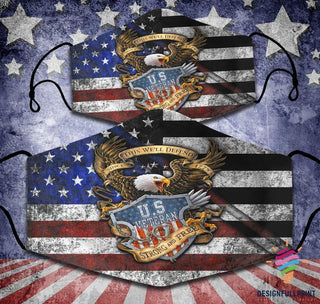 Gift For Veteran Lover Veteran Since This We'll defend 1775 Strong And Free Cloth Mask HG