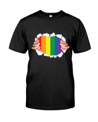 Pride Gift For LGBT Gay Pride Lgbt Inside And Out T-Shirt