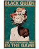 Gift For Hippie Black Girl The Most Powerful In Game Vertical Poster Home Decoration Poster HG