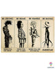 MD Be Strong Be Brave Be Badass Horizontal Poster LN