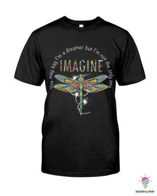Gift For Butterfly Lover Gift For Hippie Hippie Imagine Butterfly Iam Not The Only One TShirt CH
