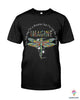 Gift For Butterfly Lover Gift For Hippie Hippie Imagine Butterfly Iam Not The Only One TShirt CH