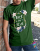 Gifts for Police Officers Flower Back The Blue Police Unisex T Shirt Or Hoodie HG
