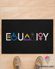 Black Pride Pride Gift For LGBT Equality Black LGBT Disabled Women Welcome Doormat NHD