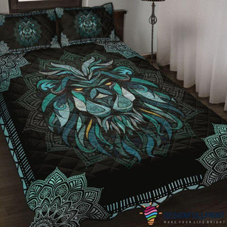 Lion Mandala Abstract Art Bedding Set NH