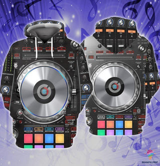 DJ Remix Music CD Unisex Hoodie LN Gift For Farmer