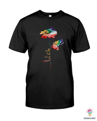 Gift For Hippie Let It Be Flowers TShirt CH