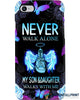 Never Walk Alone My Son And Daughter Phone Case HG
