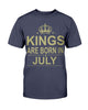 Black Pride Copy of Kings Are Born In July Ultra Cotton Shirt Black And Proud 365