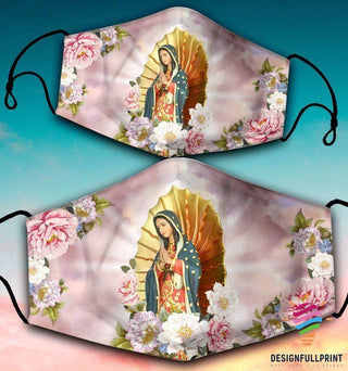 KT470 Our Lady In Heart Cloth Mask HG