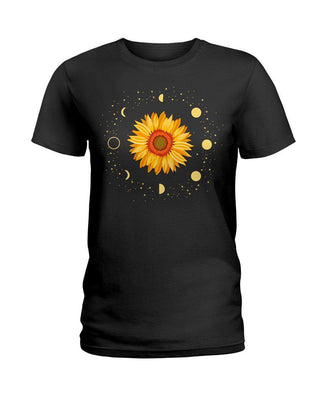 Gift For Hippie Sunflower Full Moon  Ultra Cotton T-Shirt