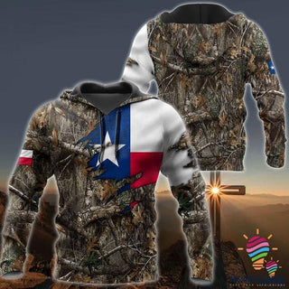 Sweat À Capuche Unisexe Texas Mossy Oak Camo LN