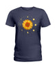 Gift For Hippie Sunflower Full Moon  Ultra Cotton T-Shirt