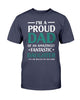 Gift For Dad Im a Proud Dad Of Fanstatic Daughters Funny T-shirt