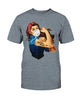 Brown Hair Girl Respiratory Therapist T shirt