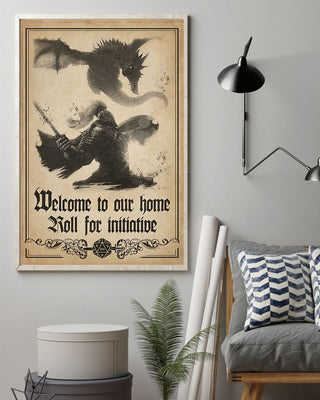 DnD Roll For Initiative Poster Home Decoration Poster HG