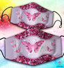 Gift For Butterfly Lover Butterfly Dimond And Flowers Cloth Mask HG Butterfly Cloth Mask