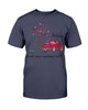 Tree And Car Fall Breast Cancer Awareness Month October Shirt