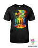 Skull Gift Pride Gift For LGBT Skull LGBT Watercolor Pride Ultra Cotton T-Shirt Or Hoodie HG