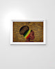 Black Pride Black Queen Wall Canvas HG Melanin Power Black History Graphic Tees Afro Proud Educated
