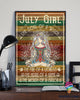 Yoga July Girl Soul Vertical Poster HG