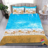 Summer Bedding Set Beach Starfish Print Memory Foam Starfish On The Beach In Dream Bedding Set HG