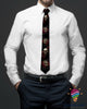 Skull Gift Romantic Skull And Rose Tie HG