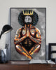 Black Pride Black King Black Pride Wall Canvas HG Black And Proud 365
