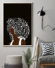 Black Pride Powerful Black Girl Vertical Poster LN Black Proud And Educated Melanin Power