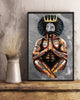 Black Pride Black King Black Pride Wall Canvas HG Black And Proud 365