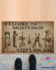 Welcome to My Salon Personalized Welcome Doormat NHD