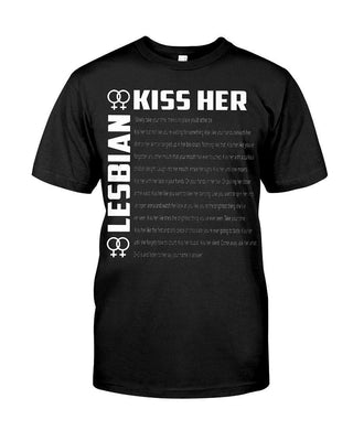 Kiss Her LGBT Pride T-shirt - designfullprint