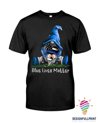 Gifts for Police Officers Gnomes Hug Blue Lives Matter Police Unisex T Shirt or Hoodie HG