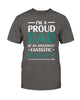 Gift For Dad Im a Proud Dad Of Fanstatic Daughters Funny T-shirt