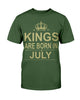 Black Pride Copy of Kings Are Born In July Ultra Cotton Shirt Black And Proud 365