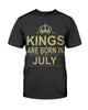 Black Pride Copy of Kings Are Born In July Ultra Cotton Shirt Black And Proud 365